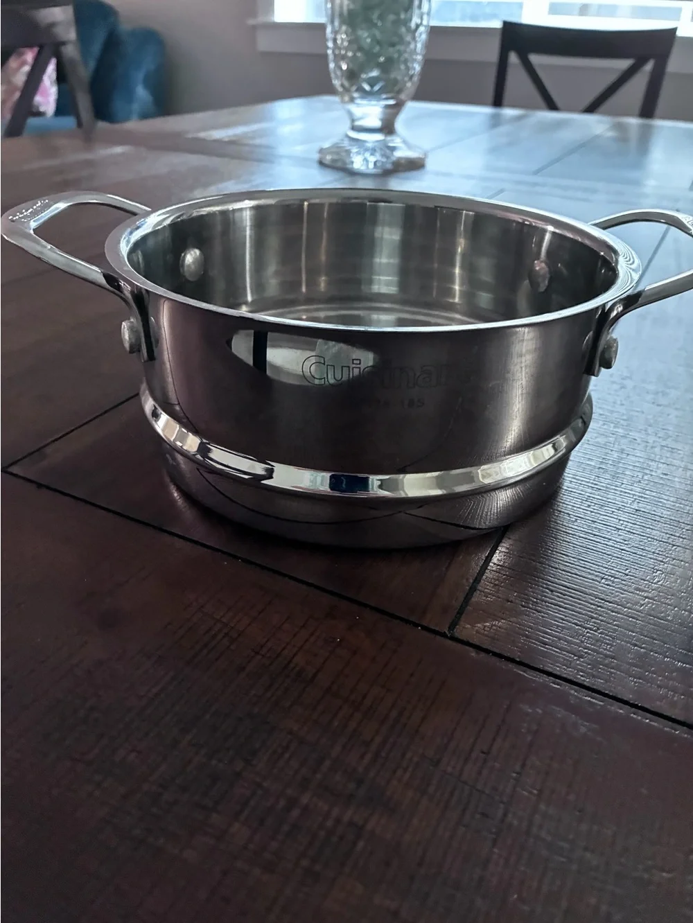Cuisinart Stainless Steel Steamer Insert 7116-18S EUC.  Condition is Pre Owned.